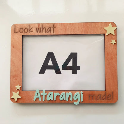 Personalised A4 Kids Art Display