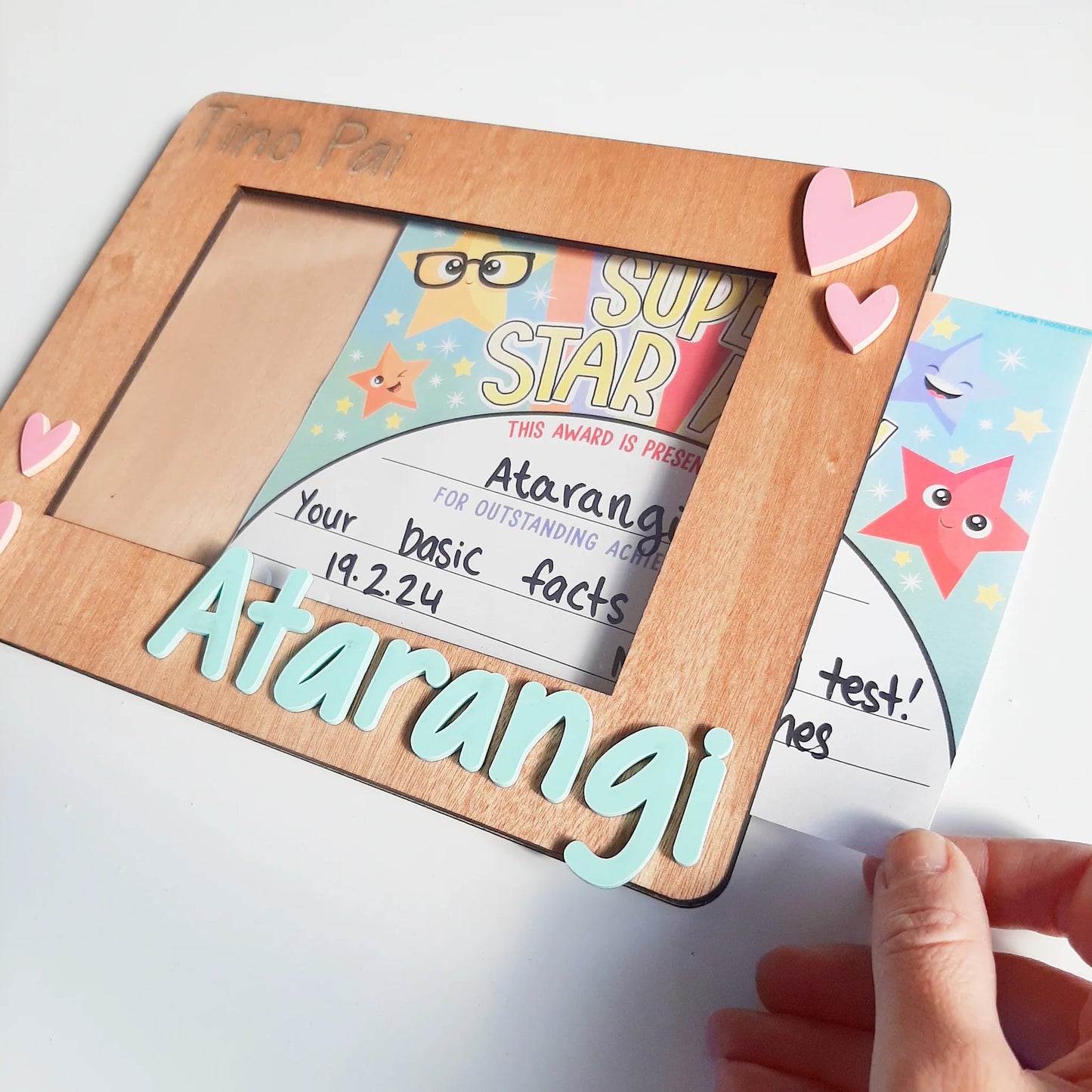 Personalised A5 Kids Art Display