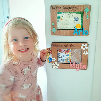 Personalised A6 Kids Art Display