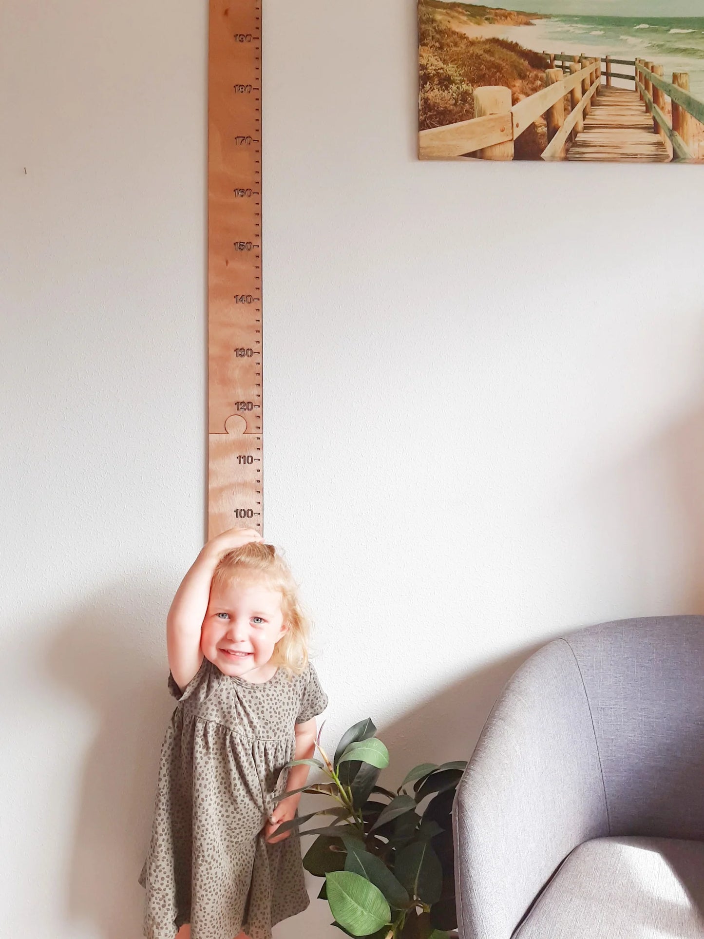 Personalised Wooden Height Chart