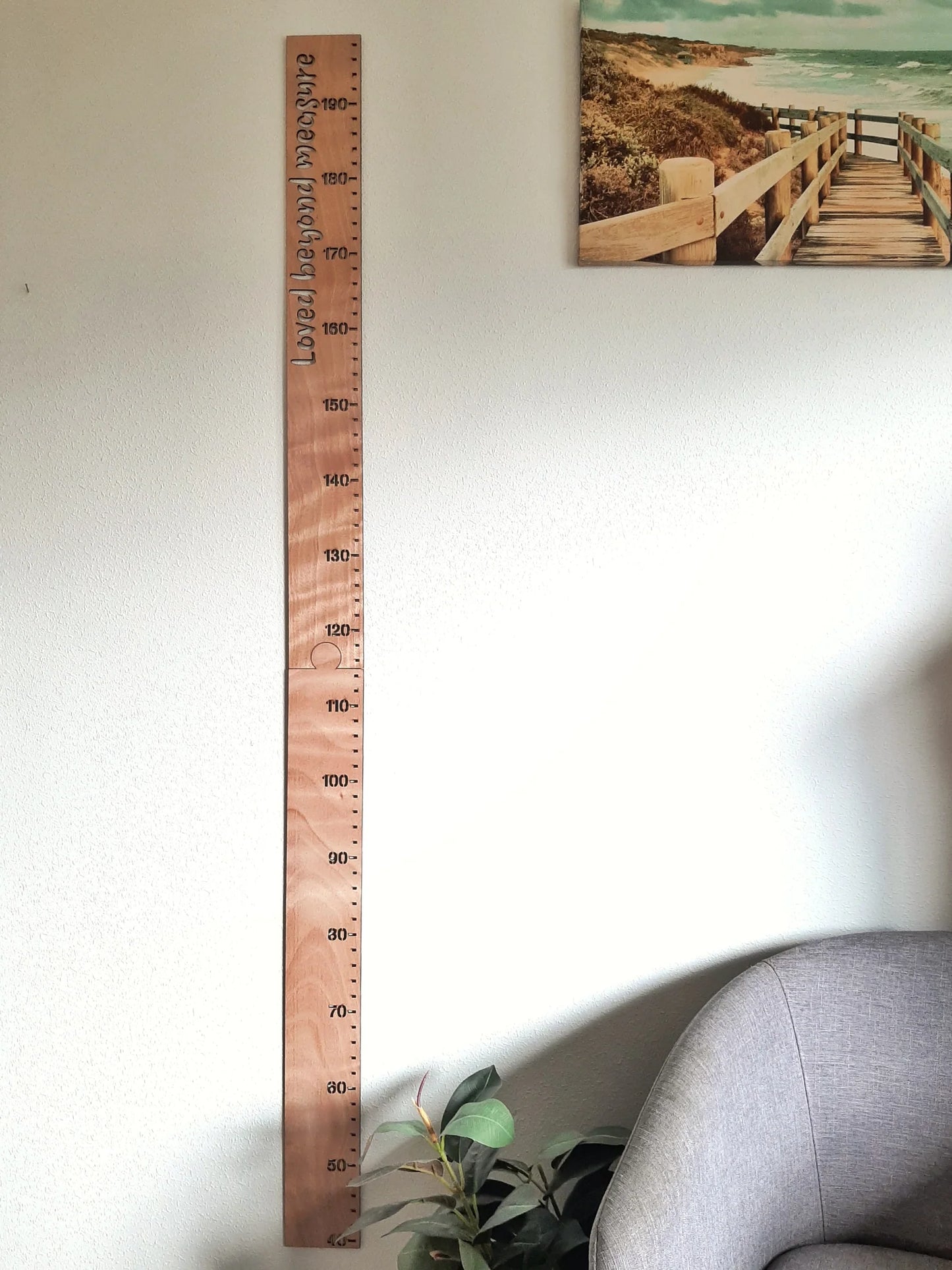 Personalised Wooden Height Chart