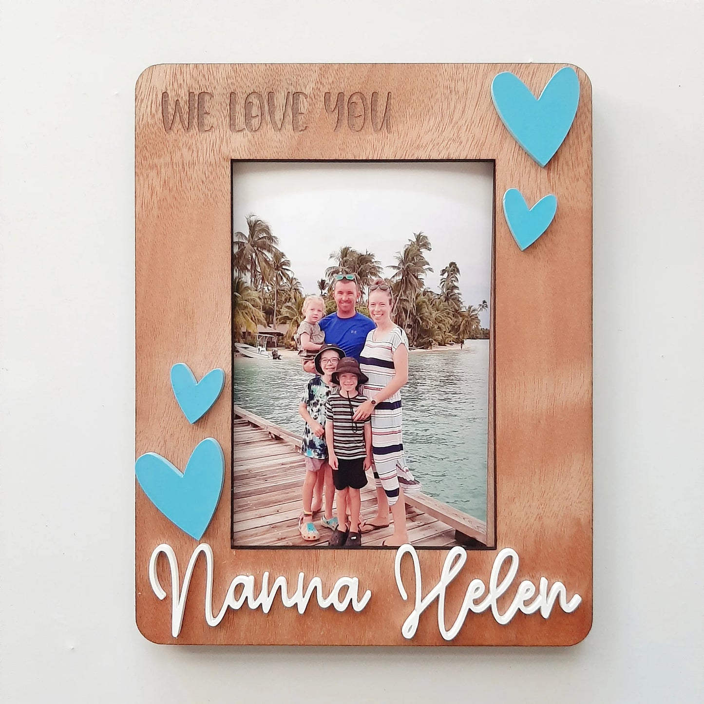 Personalised Love You Photo Frame