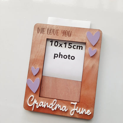 Personalised Love You Photo Frame