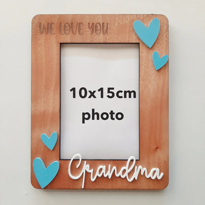 Personalised Love You Photo Frame