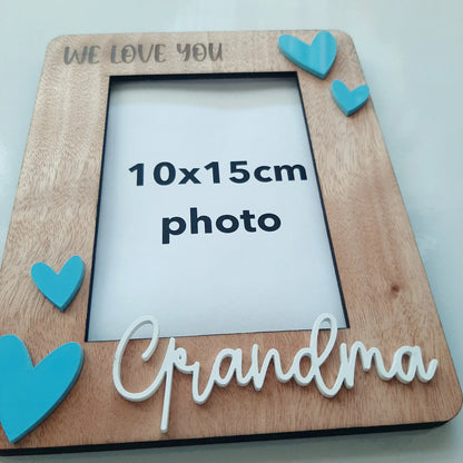 Personalised Love You Photo Frame