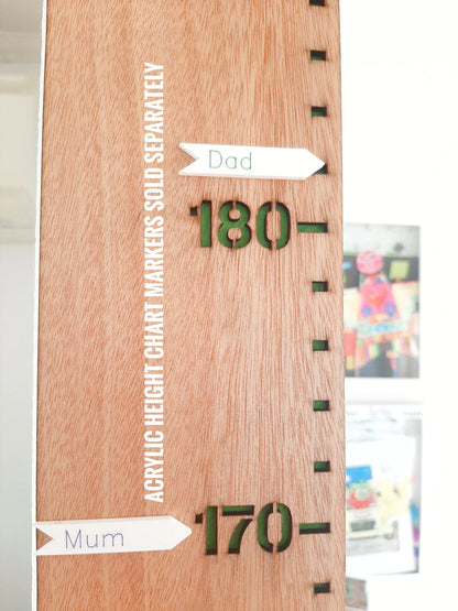 Wooden Height Chart (Plain)